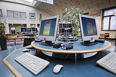 A municipal library, Prague