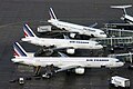 Aviones de Air France en la Terminal 2F