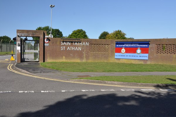 Entrance to MOD St Athan