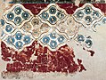 Rosettes peintes (Akrotiri, Grèce, environ 1500 av. J.-C.).