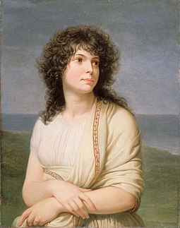 Fortunee Hamelin, first of a line of women to run the theatre. Painting by Andrea Appiani (1798) Andrea Appiani - Portrait de Madame Hamelin, nee Fortunee Lormier-Lagrave (1776-1851) - P1685 - Musee Carnavalet.jpg