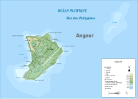 Map of Angaur State with the Lukes (traditional place).