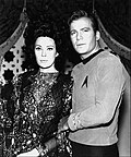 Thumbnail for File:Antoinette Bower William Shatner Star Trek 1967.jpg