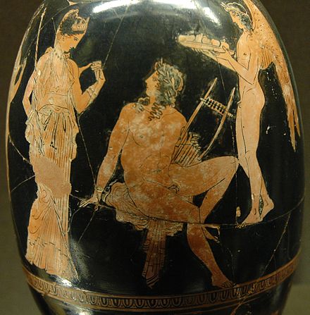 Aphrodite and Adonis, c. 410 BC, Louvre