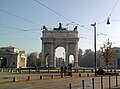 Tha Arch of Peace in Porta Sempione