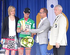 Jef Van Meirhaeghe, leader du classement des sprints intermédiaires.