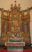 L'autel et le retable de l'église Notre-Dame.