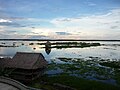 Atardecer típico de la ciudad de Iquitos vista desde el boulevard.