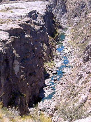 <span class="mw-page-title-main">Atuel Canyon</span> Narrow canyon in Argentina