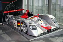 Audi R8 Audi R8 LMP, Le Mans 2000 (museum mobile 2013-09-03).JPG