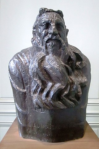 <i>Bust of Auguste Rodin</i> (Bourdelle) 1910 sculpture by Antoine Bourdelle