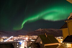 A aurora boreal em Tromsø