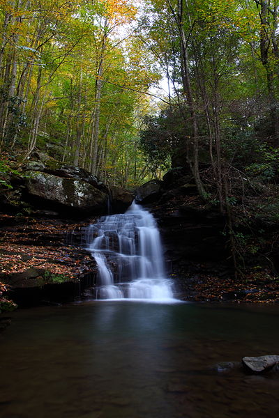 File:Autumn-waterfalls-pool-water-creek - West Virginia - ForestWander.jpg