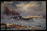 Averof painting 1919 Bosporus