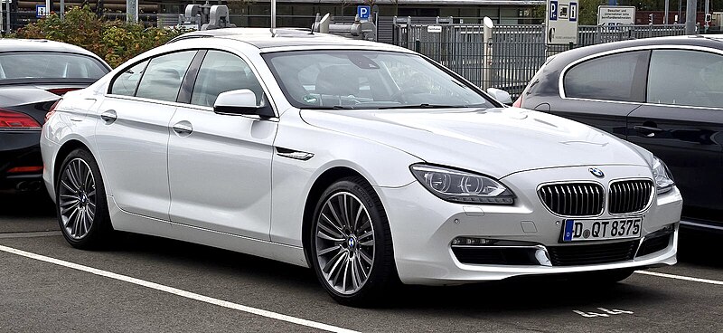 File:BMW 640d Gran Coupé (F06) – Frontansicht, 23. September 2012, Düsseldorf.jpg