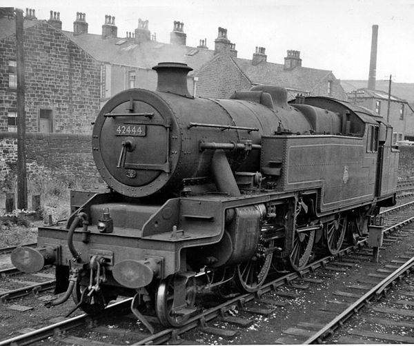 Class 4 6. Локомотив LMS, Лондон, 1937. Паровоз вп4-1911.. Паровоз т (Портер). LMS Stanier class 4p.