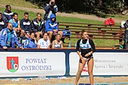 Deutsch: Beachhandball Europameisterschaften 2019 (Beach handball Euro); Tag 1: 2. Juli 2019 – Frauen, Vorrunde Gruppe C, Italien-Griechenland 0:2 (16:28, 10:13) English: Beach handball Euro; Day 1: 2 July 2019 – Women Preliminary Round Group C – Italy-Greece 0:2 (16:28, 10:13)