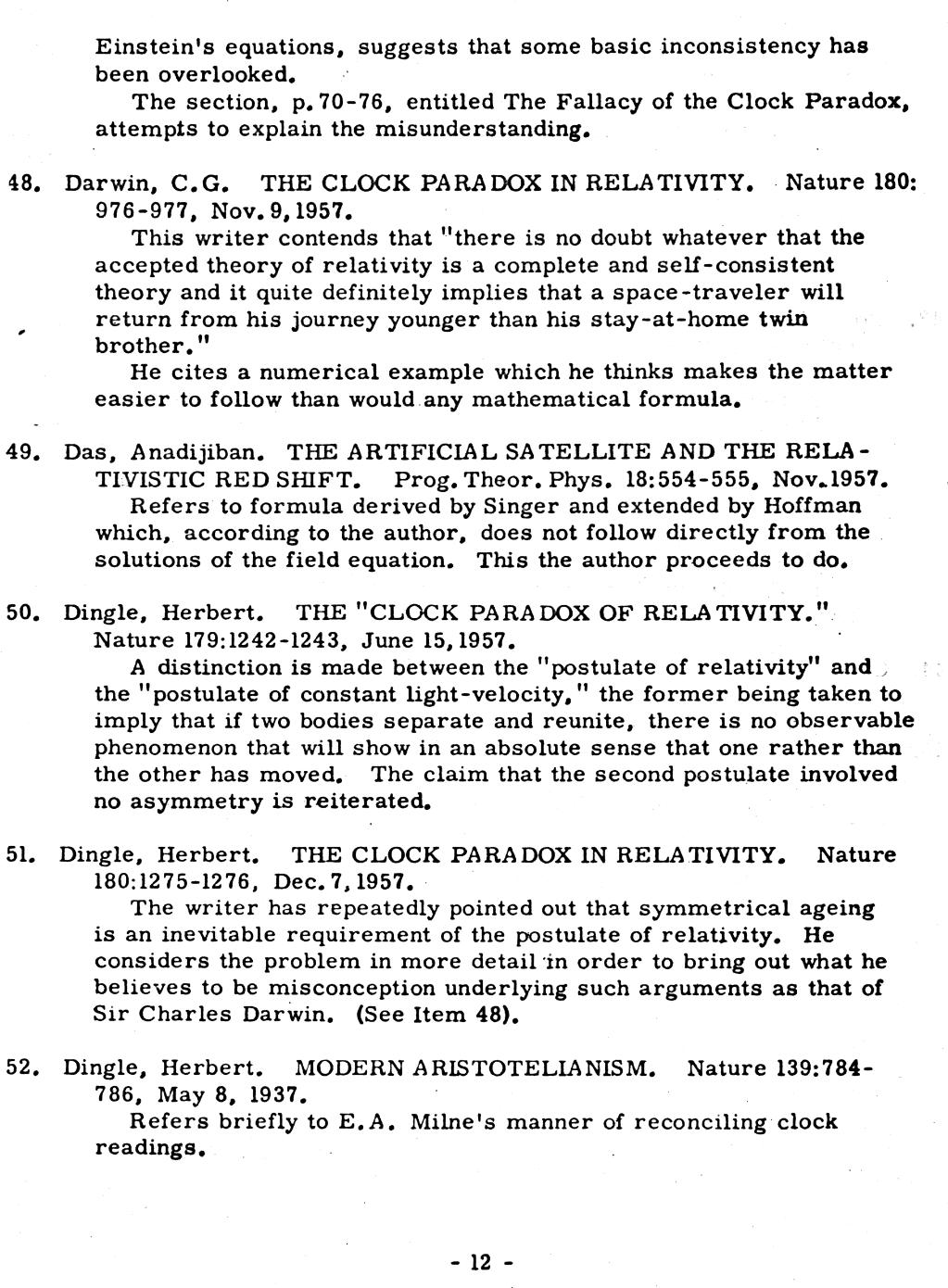 Page:Benton 1959 The Clock Problem (Clock Paradox) in Relativity