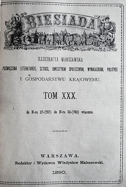 File:Biesiada Literacka - strona tytułowa 30 tomu.jpg