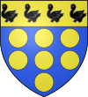 Blason fam fra Melun de la Loupe-Marcheville.svg