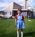 Amerikansk jente med bobformet pasjehår 1965.