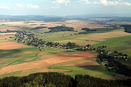 Božanov set fra naturreservatet Broumovské stěny