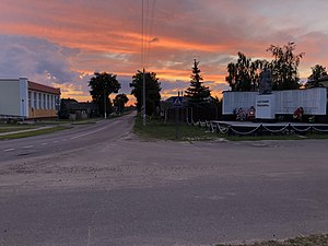 Одна з центральних вулиць, липень 2018 року