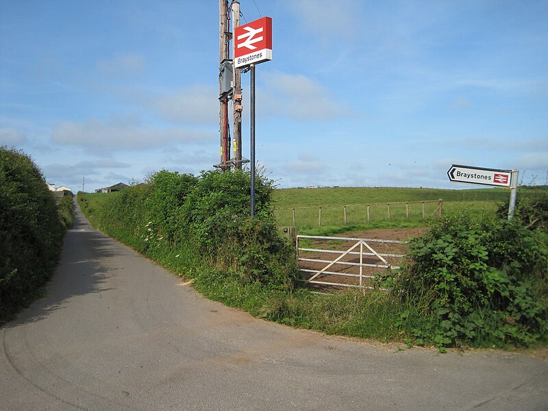 File:Braystones railway station, Cumbria - geograph.org.uk - 3558665.jpg