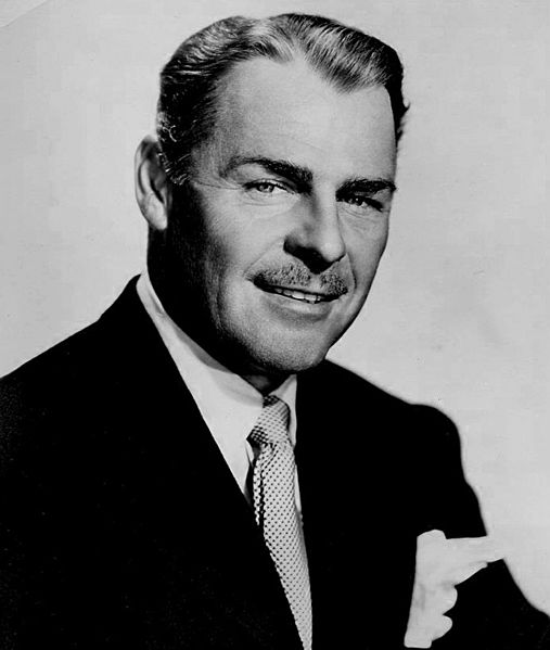 American actor Brian Donlevy portrays the titular character in the film adaptations The Quatermass Xperiment (1955) and Quatermass 2 (1957).