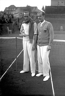 Hans Moldenhauer German tennis player