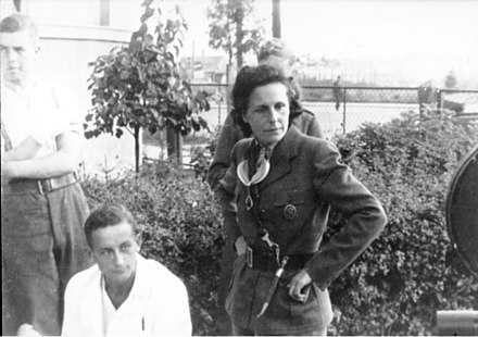 Riefenstahl as a war correspondent in Poland, 1939