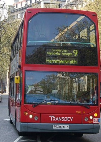 Transdev London East Lancs Myllennium Vyking bodied Volvo B7TL in April 2007