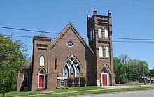 An African American church in North Carolina. CENTER STREET A.M.E. ZION CHURCH, STATESVILLE, IREDELL COUNTY, NC.jpg