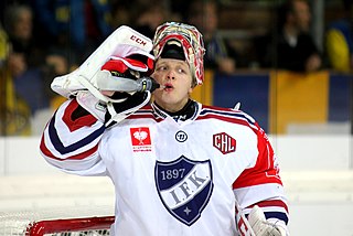 Ville Husso Finnish ice hockey player