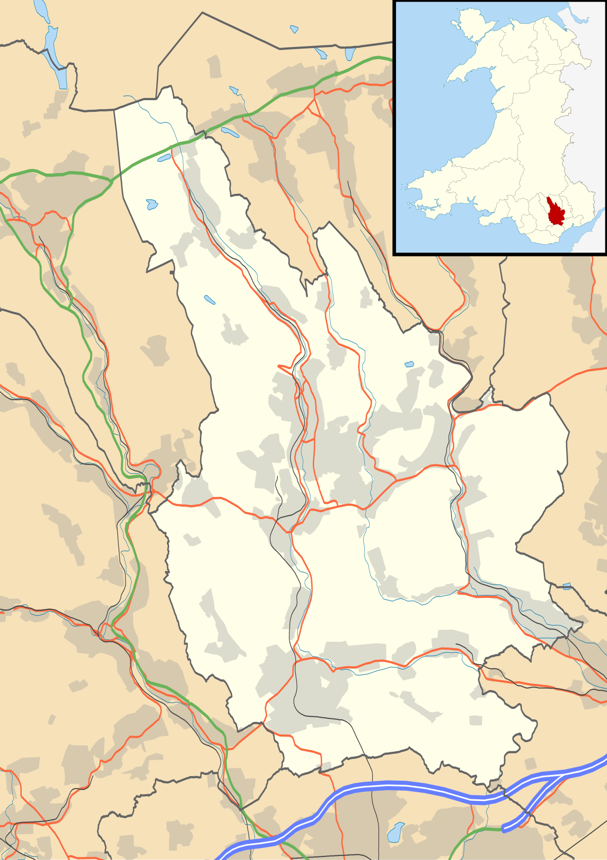 Map Of Caerphilly Wales Caerphilly County Borough - Wikipedia