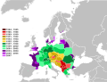 Cameraria ohridella - distribution map.svg