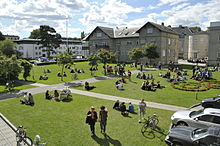 The campus area of the Danish Design School in 2010 while it was still based in the old main building of the Finsen Institute at Strandboulevarden Campus - The Danish Design School.jpg