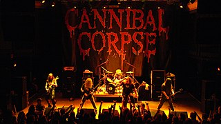 <span class="mw-page-title-main">Cannibal Corpse discography</span> Cataloging of published recording by Cannibal Corpse