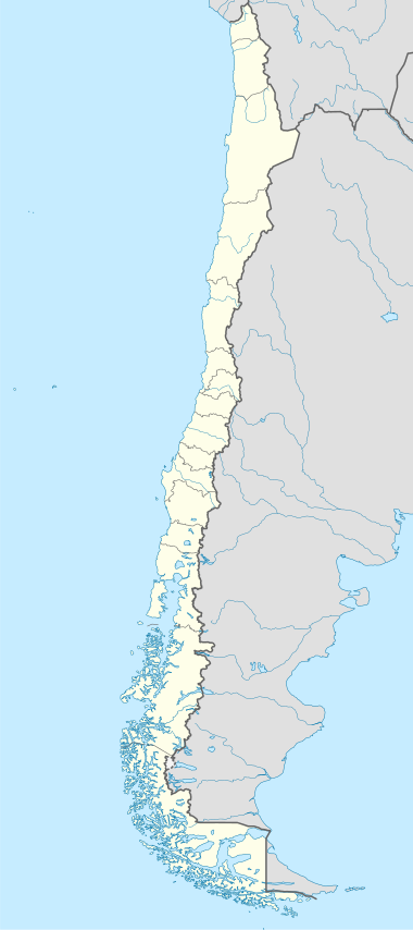 Mapa lotnisk w Chile