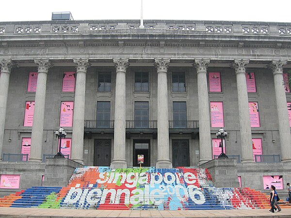 The inaugural Singapore Biennale 2006 at the then-City Hall, Singapore.