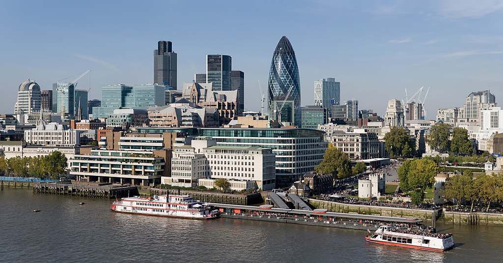 Vue sur la City à Londres - Photo de Diliff