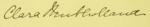 Clara Mulholland signature (A ROUND TABLE, 1897).png