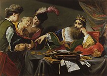 赦さないしもべの喩え　(1629) トゥール美術館蔵