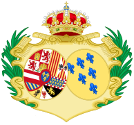 Escudo de la reina Isabel de Farnesio (1714 - 1746)
