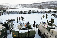 Norwegian military preparations during Exercise Cold Response, 2009 Cold Response DV dag.jpg