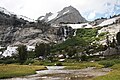 Conness Lakes falls with North Peak