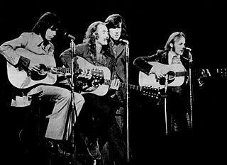 Crosby, Stills, Nash & Young American and British folk rock supergroup