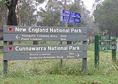 Indgang til Cunnawarra National Park