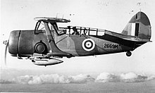 A Cleveland I in flight