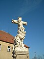 Obnovená socha Kalvárie